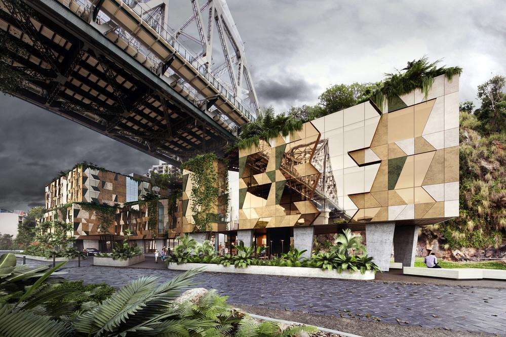 Crystalbrook Vincent Hotel Brisbane Exterior foto The proposed station